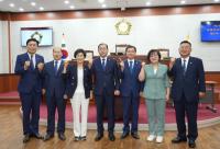 [NSP PHOTO]장흥군의회,  1일 제9대 후반기 의장·상임위원장단 구성