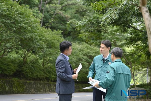 [NSP PHOTO]최재훈 달성군수, 민선8기 2주년 기념식 대신 재난취약지역 방문