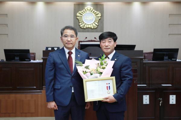 [NSP PHOTO]영양군의회 우승원 의원, 대한민국지방의정봉사상 수상