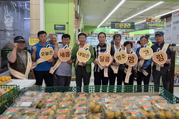 [NSP PHOTO]영주시, 망고링  판촉전 열고 대대적인 홍보활동 펼쳐