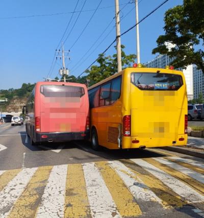 [NSP PHOTO]포스코 광양제철소 자회사 포스코휴먼스, 경력 전무한 통근버스 기사 도로 위 시한폭탄