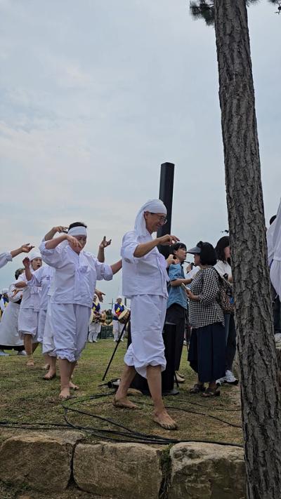 [NSP PHOTO]강릉시 학산 오독떼기와 함께하는 논 김매기 및 질먹기 행사 개최
