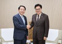[NSP PHOTO]우원식 국회의장, 한국기독교교회협의회 방문