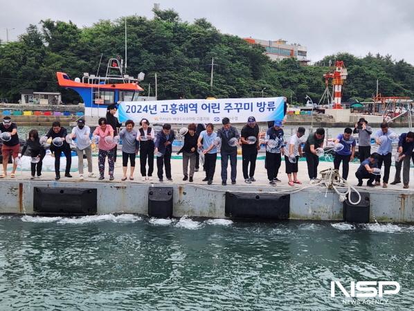NSP통신-고흥해역 어린 주꾸미 방류 (사진 = 전남도)