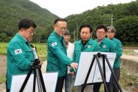 [NSP PHOTO]이한경 행안부 차관, 안동 호우 피해지역 방문