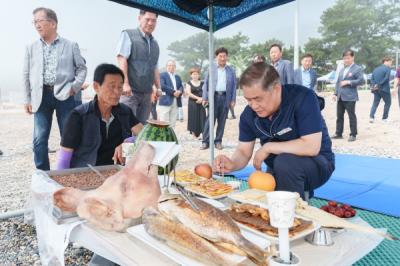 [NSP PHOTO]월성원자력본부, 경주시 해수욕장 4개소 운영 지원