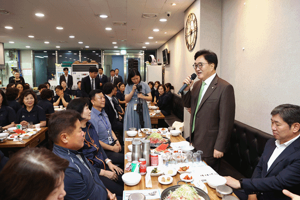 [NSP PHOTO]우원식 국회의장, 국회 청소노동자 오찬 간담회 개최