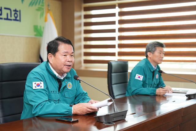 NSP통신-신경호 교육감이 발언을 하고 있는 모습. (사진 = 강원도교육청)