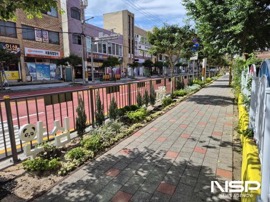 NSP통신-광영초등학교 통학로 주변 자녀안심 그린숲 (사진 = 광양시청)