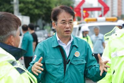 [NSP PHOTO]이동환 고양시장, 경기 북부 극한 호우에 현장점검 나서