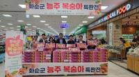[NSP PHOTO]전남농협,  화순군 능주 복숭아 특별판매전 개최