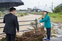 [NSP PHOTO]유진선 용인특례시의장, 집중호우 피해 현장 점검 나서