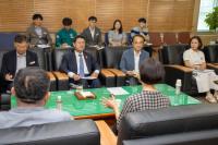 [NSP PHOTO]정인화 광양시장, 학부모들과 만나 지역인재 취업 활로 구축 모색