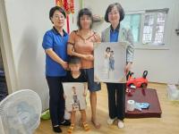[NSP PHOTO]장흥군 드림스타트, 저소득 가정에 가족사진 촬영 및 액자 전달