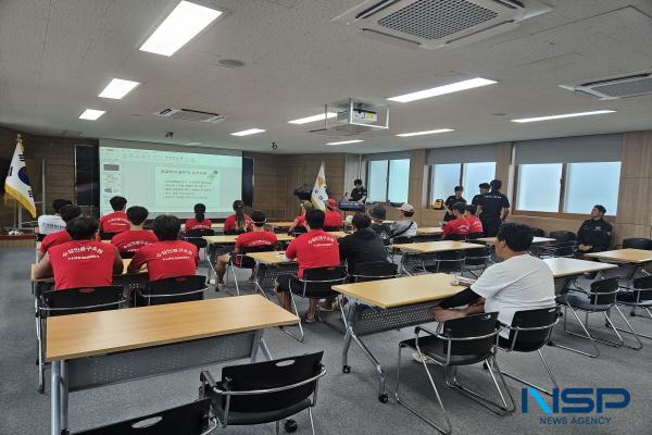 [NSP PHOTO]영덕군, 해수욕장 인명구조요원 교육·훈련 실시