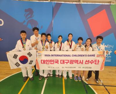 [NSP PHOTO]대구시체육회, 국제청소년스포츠축제 참가...참가선수 6명 전원 메달 획득