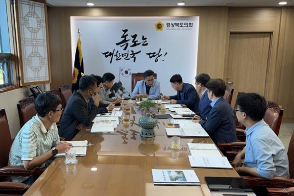 [NSP PHOTO]영주시, 박성만 경북도의회 의장 만나 현안사업 지원 요청