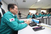 [NSP PHOTO]최대호 안양시장, 환경공무관 근무시간 탄력운영 지시 폭염 안전관리 각별히