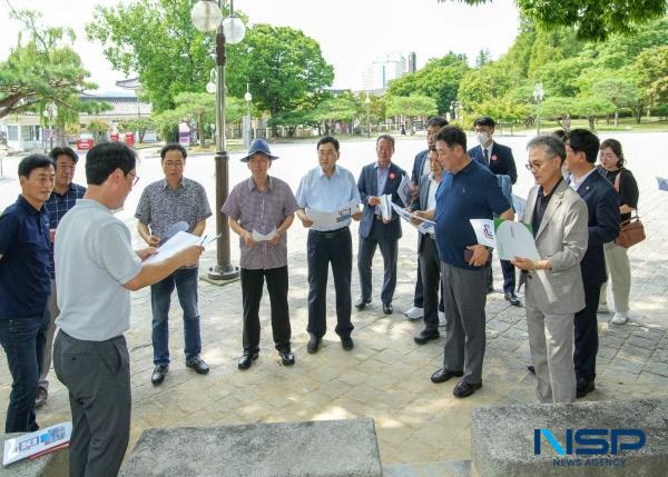 [NSP PHOTO]경주시, 폭염 속 2025 APEC 정상회의 준비 현장 점검