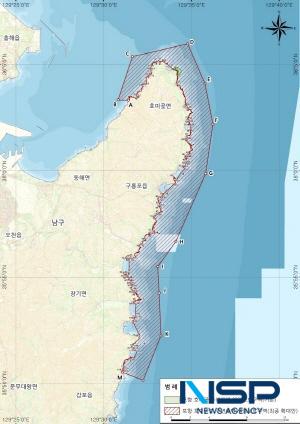 NSP통신-포항 호미반도 주변 해역 해양생태계보호구역 확대 지정안 (사진 = 포항시)