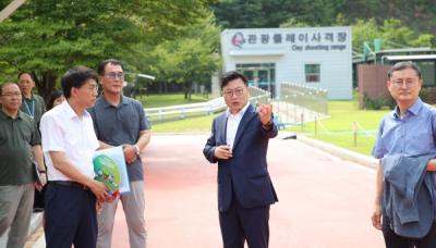 [NSP PHOTO]김선조 대구광역시 행정부시장, 대구국제사격장 현장 방문