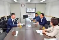 [NSP PHOTO]김한종 장성군수, 국고 건의사업 추진 구슬땀