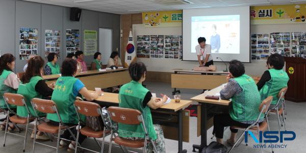 [NSP PHOTO]의성군, 읍면새마을부녀회장 심폐소생술 교육