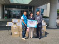 [NSP PHOTO]전남옥외광고협회 광양시지부, 광양읍에 100만 원 상당 후원품 기탁