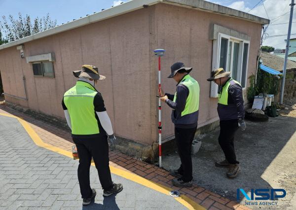 [NSP PHOTO]LX한국국토정보공사 영덕지사, 행복나눔측량 재능기부