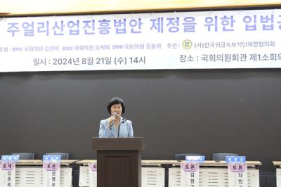 [NSP PHOTO]오세희 의원 한국 주얼리 산업의 세계화 위해 주얼리산업진흥법 꼭 제정 필요