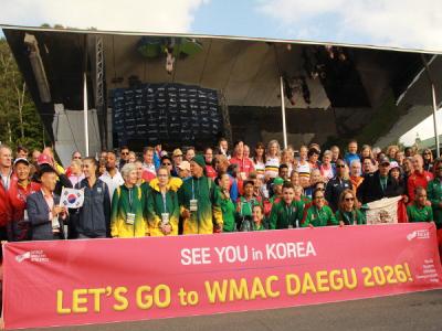 [NSP PHOTO]2026대구세계마스터즈 육상경기대회, 대회기 인수를 시작으로 공식 일정 돌입