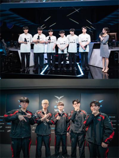 [NSP PHOTO]2024 LCK 서머 PO 1R…디플러스 기아와 T1, 나란히 PO 2R 진출