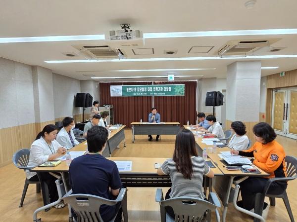 NSP통신-담양군이 최근 개최한 코로나19 발생 대응 협력 기관 간담회 . (사진 = 담양군)