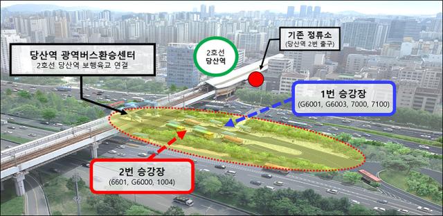 NSP통신-당산역 환승센터 정류소 안내문. (이미지 = 김포시)