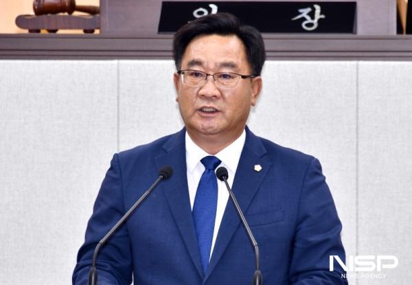 NSP통신-여수시의회 김철민 의원은 제240회 임시회에서 여수시 재정 낭비 관행을 지적했다. (사진 = 여수시의회)
