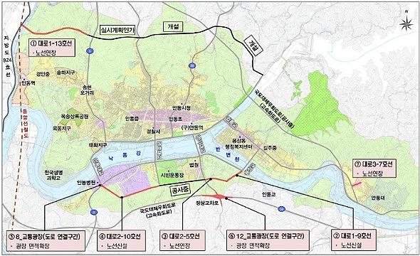 NSP통신-안동시(시장:권기창)는 도시계획도로(대로) 5개 노선과 광장 2개소에 대해 지난 2일 도시관리계획 결정(결정권자:경상북도지사)을 고시했다. (사진 = 안동시)