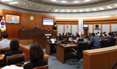 [NSP PHOTO]오산시의회 악성민원 근절 대책 촉구 성명서 발표