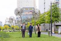 [NSP PHOTO]서울시 강서구의회 행정재무위,마곡문화의 거리 현장 방문