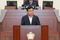 [NSP PHOTO]안동시의회 김순중 의원, 세계유산의 가치에 걸맞은 병산서원 관리와 활용 촉구 5분발언 펼쳐