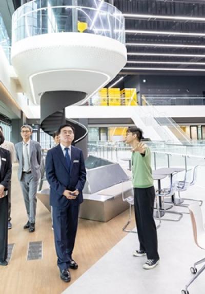 [NSP NEWS Image]진교훈 강서구청장, ‘IT기업 엑셈 특성화고 진로 체험’ 참관