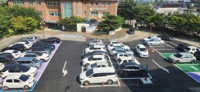 [NSP PHOTO]오산시보건소 주차장 확장 완료 쾌적하게 이용하세요