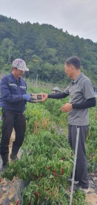 [NSP PHOTO]봉화군, 법전면 지역주민의 소외된 이웃을 위한 마스크 기탁