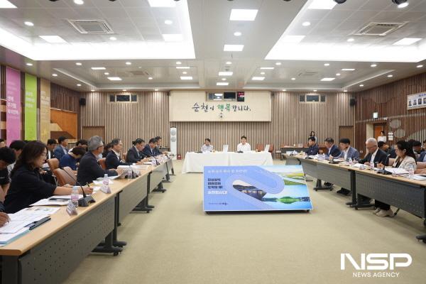 NSP통신-순천시 2025년 주요 업무보고회 개최 (사진 = 순천시)