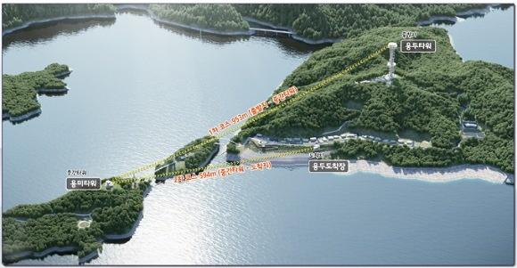 NSP통신-영주시 영주댐 레포츠시설 조성사업 본격 추진, 101m 용두타워, 1.5km 짚와이어 등 실시설계 착수, 2027년 완공 목표 (사진 = 영주시)