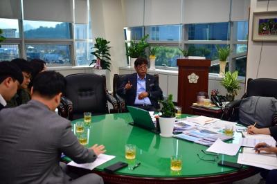 [NSP PHOTO]심부건 완주군의원 우석대 전망대 활성화 방안 간담회 가져