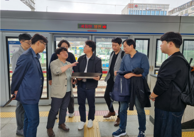 [NSP PHOTO]화성시 GTXC병점 연장 현장 조사로 신뢰도 점검