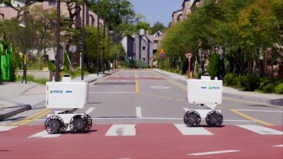 [NSP NEWS Image]Hyundai E&C, Piloting D2D Autonomous Robot Delivery Without Movement Restrictions