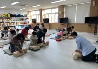 [NSP PHOTO]포항 선린대 재난안전공유협업센터, 심폐소생술 및 응급처치 교육 실시