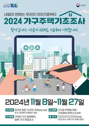 NSP통신-2024 가구주택기초조사 실시 안내 포스터. (이미지 = 의왕시)