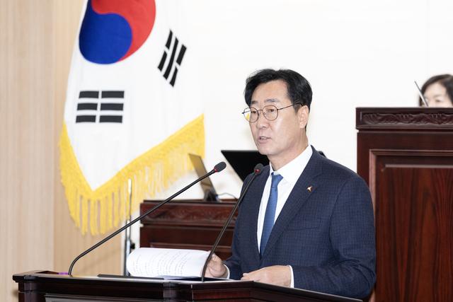 -11일 정명근 화성시장이 발언을 하고 있다 사진 화성시